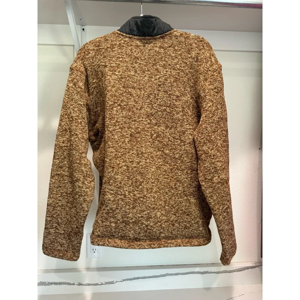 Eddie Bauer Quarter Zip Men's‎ Size XL Brown